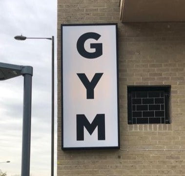 Light box for gym in London kalay creative sign company